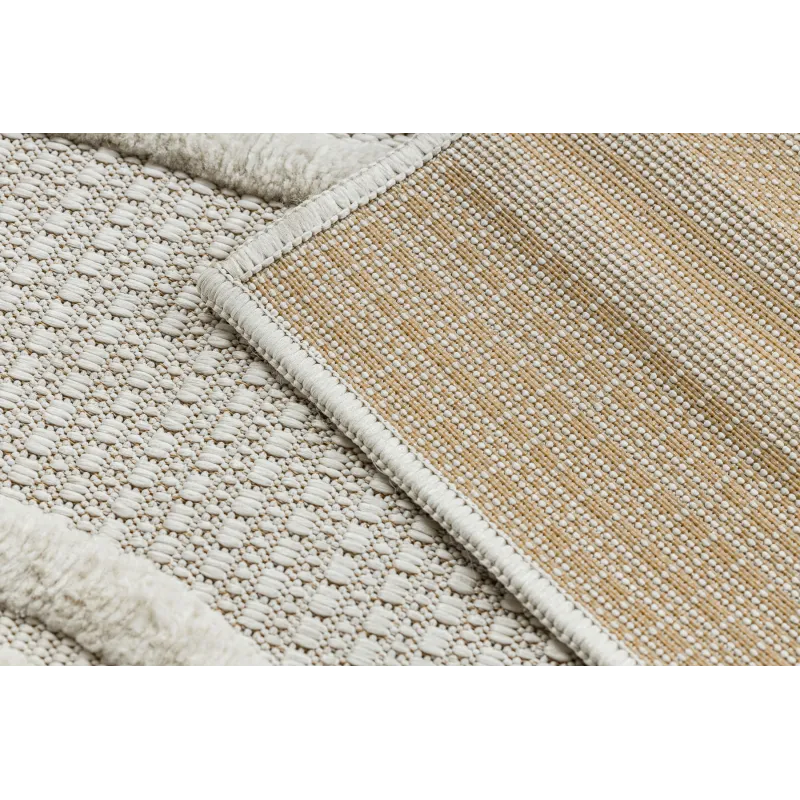 SANTO Geometric White Sisal Rug Premium