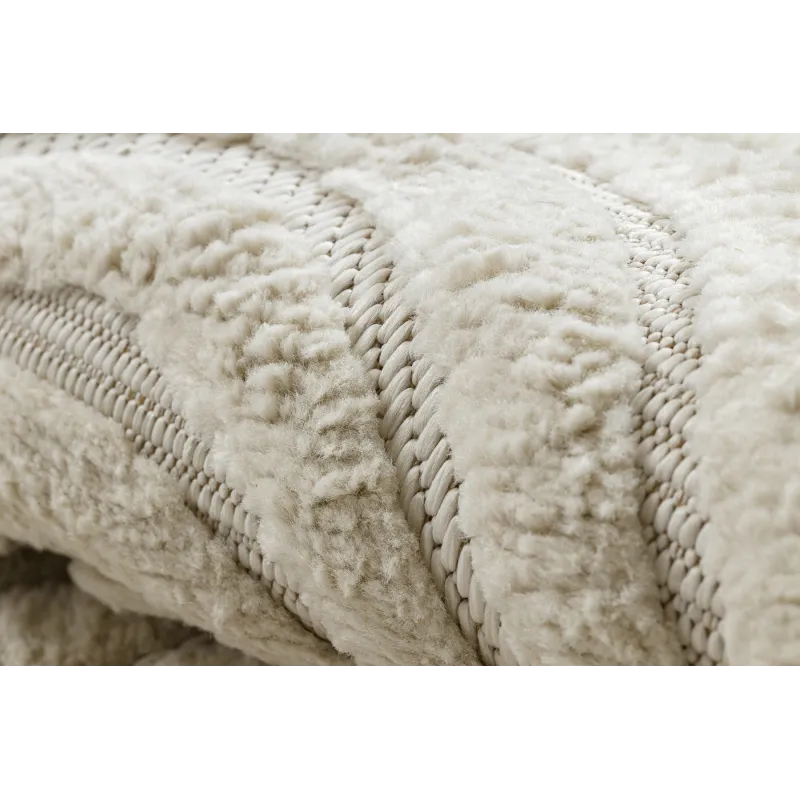 SANTO Geometric White Sisal Rug Premium