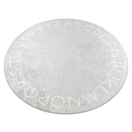 Washable Rug ANDRE 2394 Circle Grey