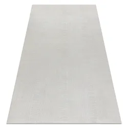 BALANCE 9086 geometric rug in cream, modern design, textured finish