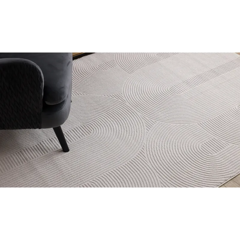 Cream BALANCE 9086 rug, glamorous style, modern aesthetics