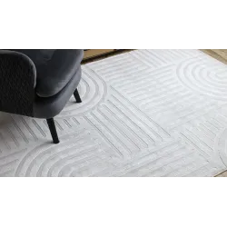 Cream BALANCE 1918 rug, glamorous style for contemporary spaces