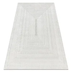 BALANCE 8788 Cream geometric rug, modern glamour carpet for stylish interiors