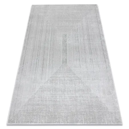 BALANCE 8788 Grey geometric rug, modern design for living room