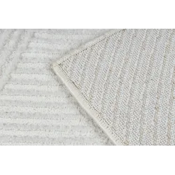 Modern BALANCE 0194 cream rug, perfect for bedroom or living room