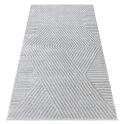 BALANCE 1503 grey geometric rug, modern carpet for living room
