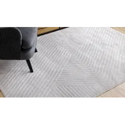 Modern BALANCE 1503 grey rug, perfect for stylish interiors