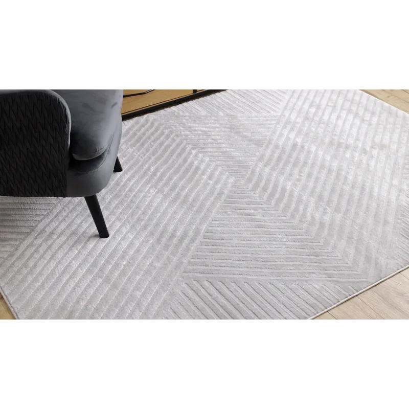 Modern BALANCE 1503 grey rug, perfect for stylish interiors