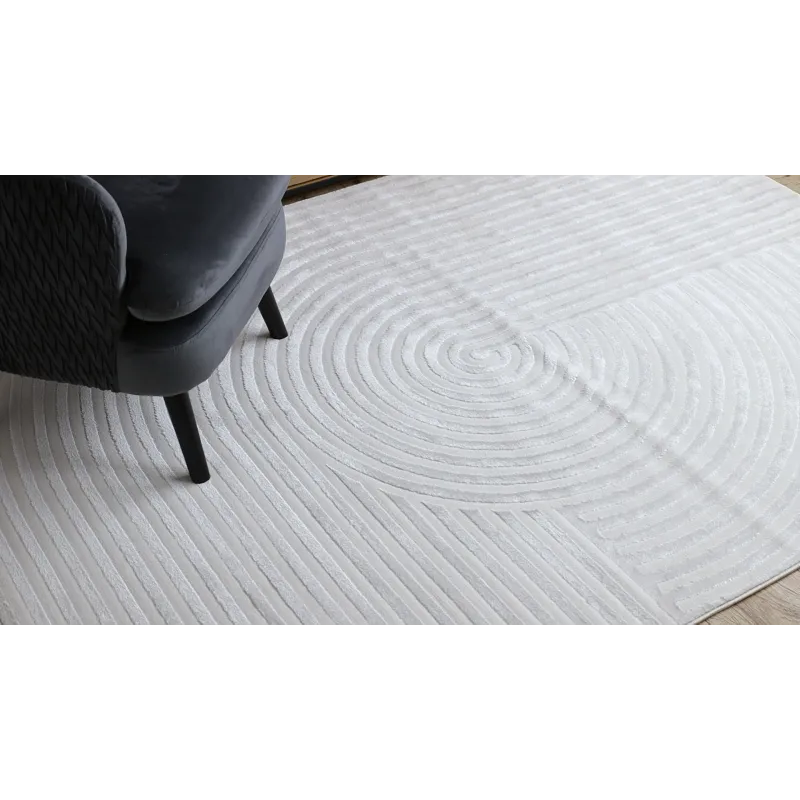 Cream BALANCE 1921 rug - chic geometric pattern for modern decor