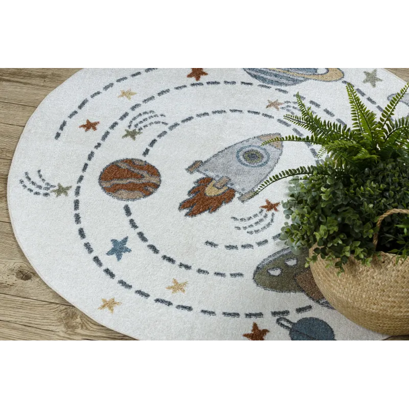 BONO 8288 Space Cosmos Round Rug
