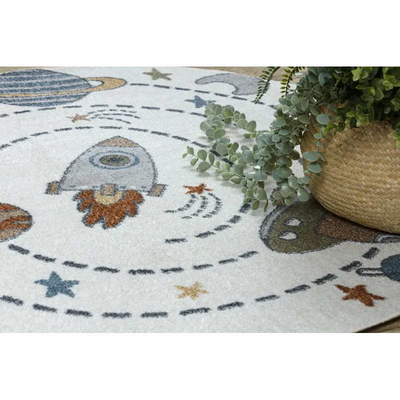 BONO 8288 Space Cosmos Round Rug