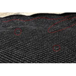 TIMO 5979 Round Outdoor Rug Black