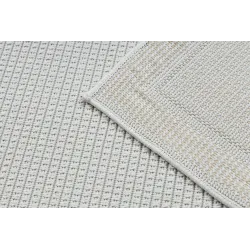 TIMO 5979 White Sisal Border Outdoor Runner