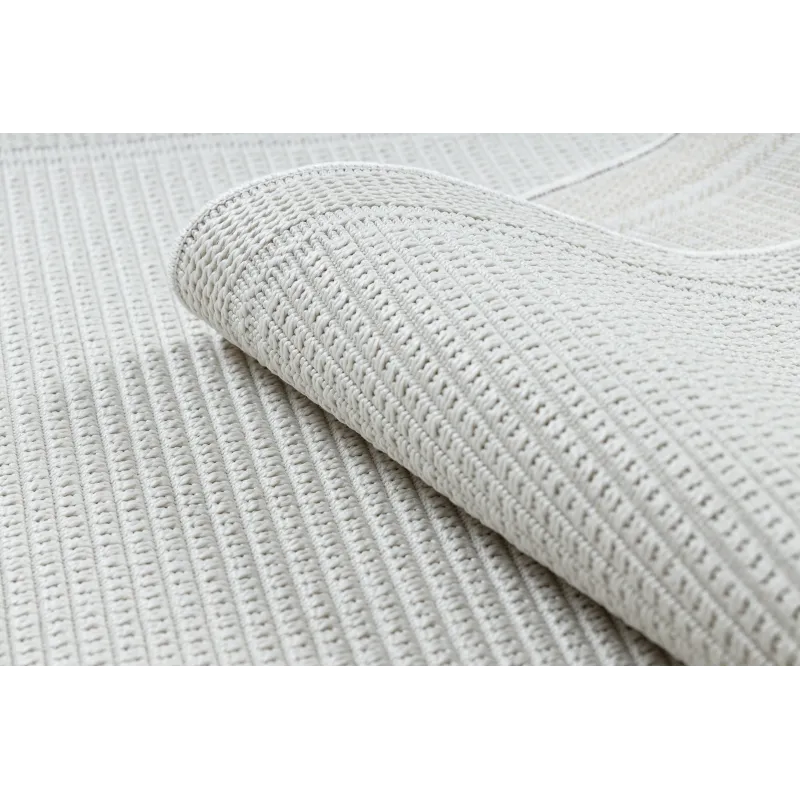 TIMO 5979 White Sisal Border Outdoor Runner