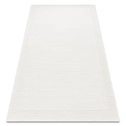 Rug TIMO 5979 ROPE SISAL outdoor border white - 2ND GRADE
