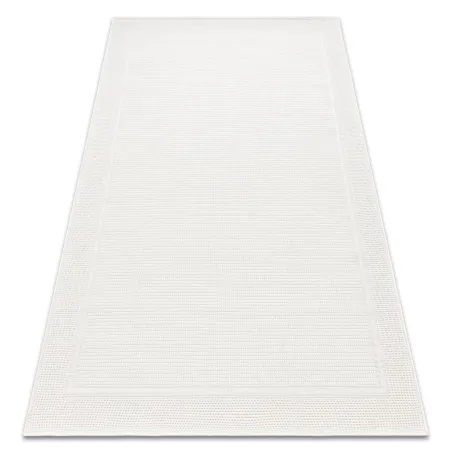 TIMO 5979 Outdoor White Bordered Rug