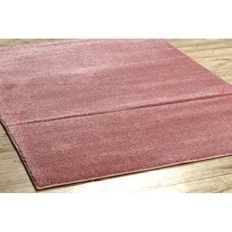 Pink rug SOFTY, great for bedroom or kids' room