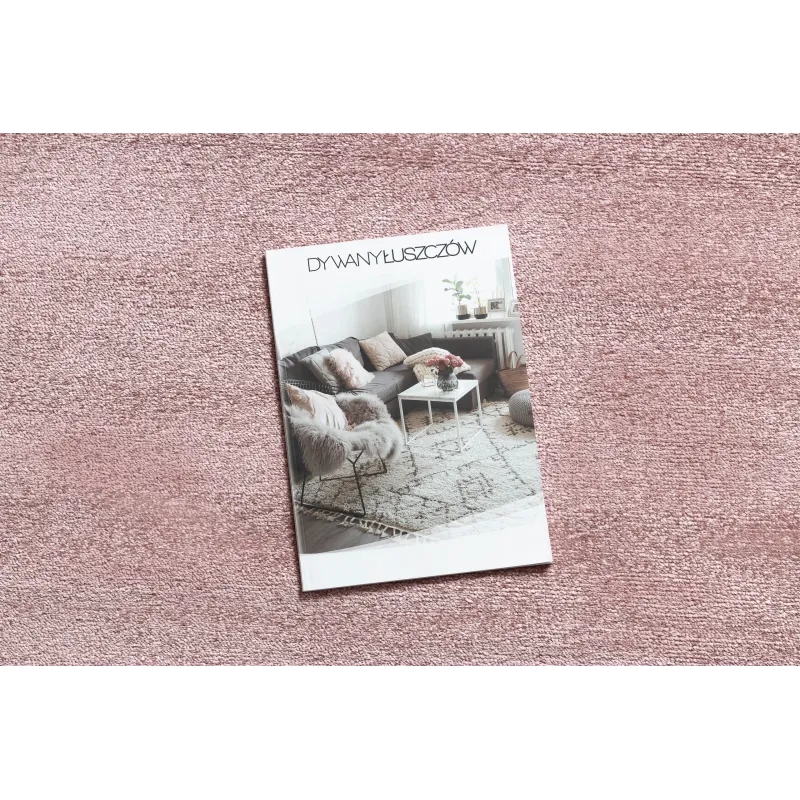 SOFTY pink rug, soft and pleasant to the touch for any interior