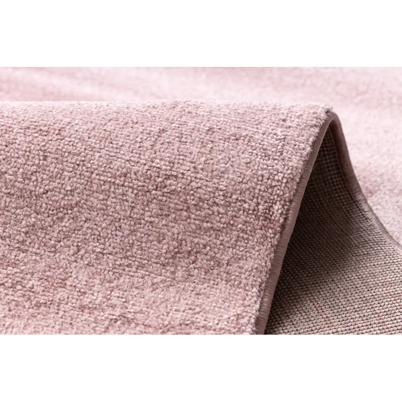 SOFTY pink rug, easy to clean and stain-resistant