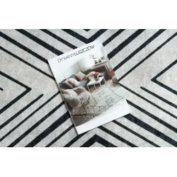 ANDRE 2381 Washable Geometric Rug