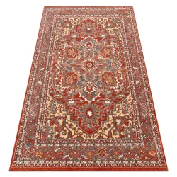 LEGEND 468 10 GB300 wool rug OSTA - Ornament, frame exclusive red / beige