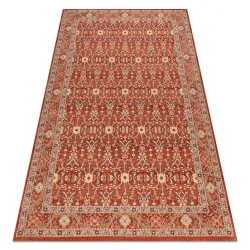 LEGEND 468 12 GB300 wool rug OSTA - Ornament, frame exclusive red / beige