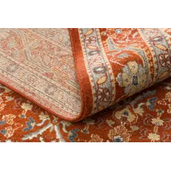 LEGEND 468 Wool Rug Red Frame Ornament