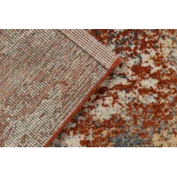 LEGEND 468 Wool Rug Red Geometric Abstract