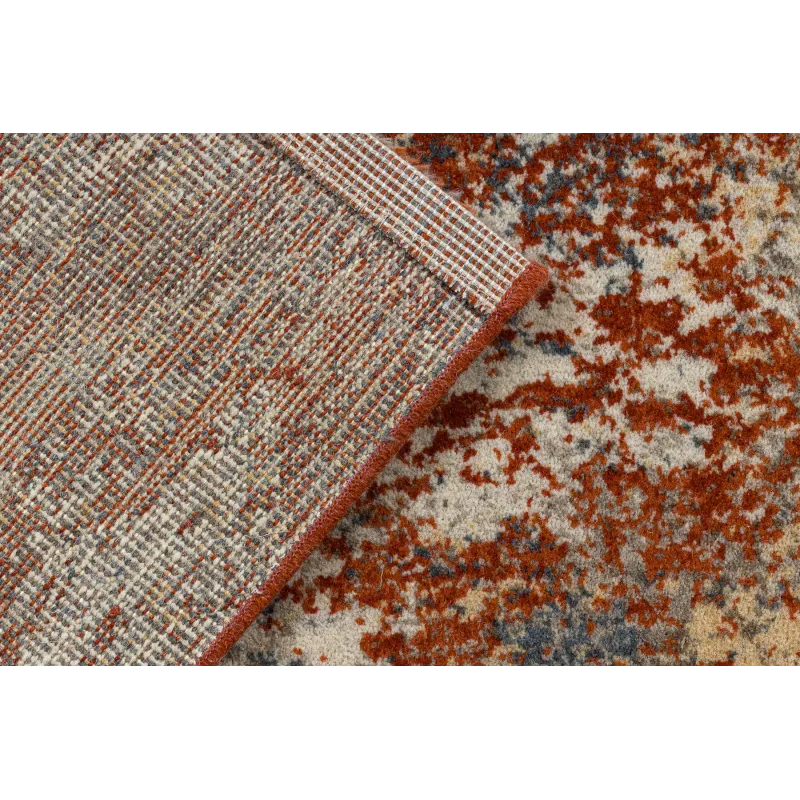 LEGEND 468 Wool Rug Red Geometric Abstract