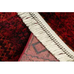 Elegant rug for the living room, ORIENT 4722 in burgundy color
