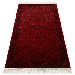 ORIENT 5125 Burgundy Frame Rug, classic design, perfect for living rooms