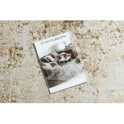 Stylish ALLURE 1959 rug in cream and beige, modern abstract design