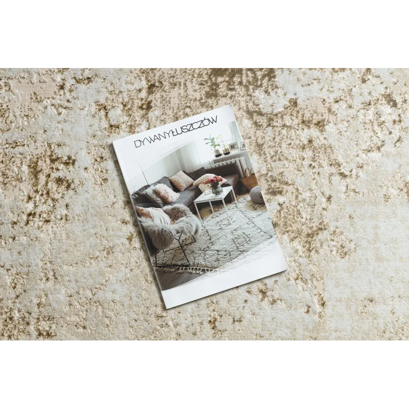 Stylish ALLURE 1959 rug in cream and beige, modern abstract design