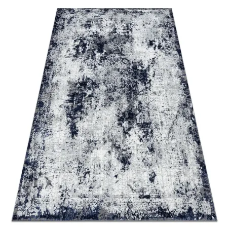 ALLURE 1959 abstract geometric rug in stylish white and blue, modern carpet