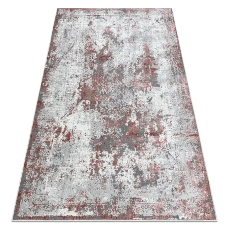 ALLURE 1959 Abstract Geometric Rug, stylish white and pink modern carpet