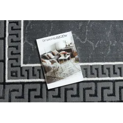 Stylish grey ALLURE 1960 rug, modern design for contemporary spaces