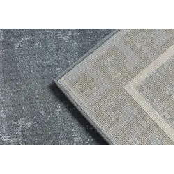 Textured ALLURE 1960 rug in grey, perfect for modern interiors