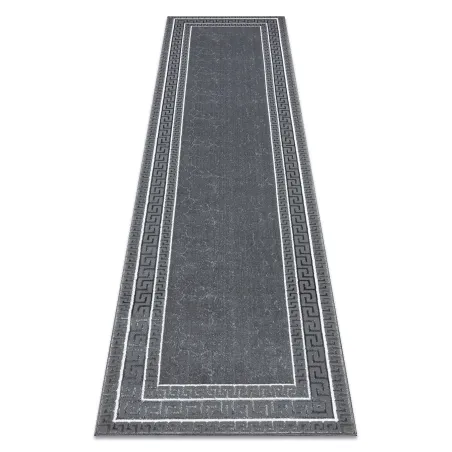ALLURE 1960 Grey Runner Rug, stylish and structured design for modern interiors