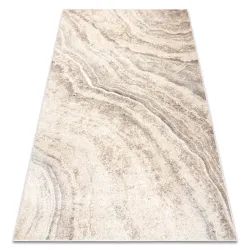 FUSION 9776 cream beige modern rug with abstract dunes design