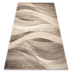 FUSION 1617 modern rug in beige and cream, abstract design