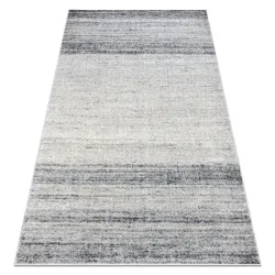 FUSION 8252 Grey Melange Rug - modern abstract carpet in light grey