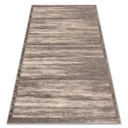 Modern FUSION 8893 beige and brown rug, made from synthetic materials