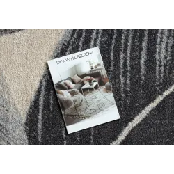 Dark grey FUSION 8912 rug, modern style perfect for any room