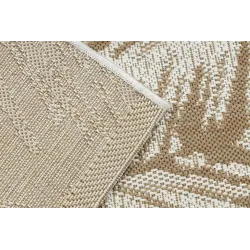 Palm Leaf Sisal Flat Rug Natural Beige