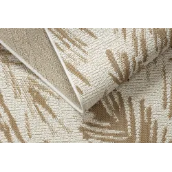 Palm Leaf Sisal Flat Rug Natural Beige