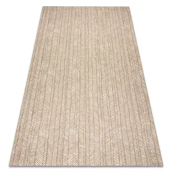 FLAT Herringbone Sisal Rug Beige