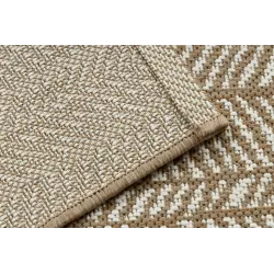 FLAT Herringbone Sisal Rug Beige