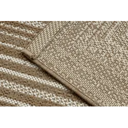 FLAT Geometric Sisal Rug Beige