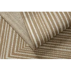 FLAT Geometric Sisal Rug Beige