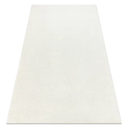 ETON PLUS Solid Cream Round Rug, smooth surface, modern design for any room